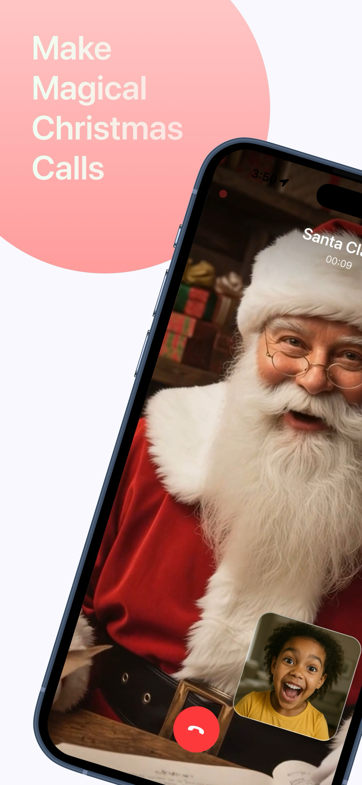 Home screen with call view